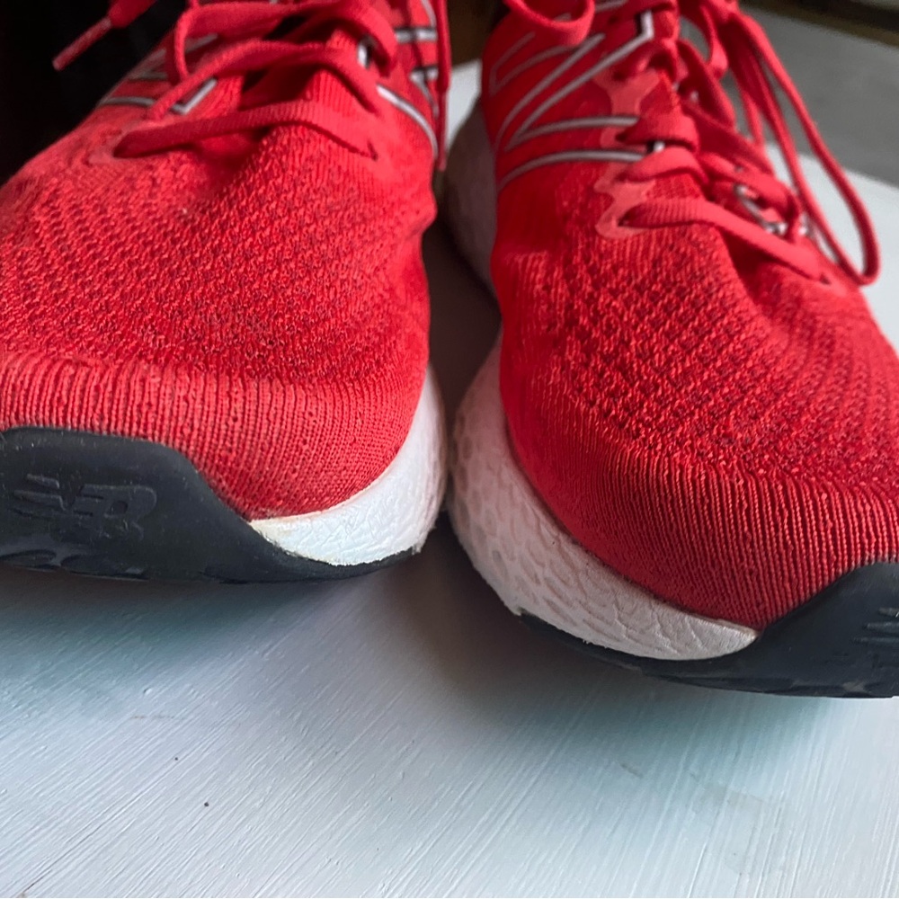 New Balance Red Athletic Shoes - Picture 3 of 4